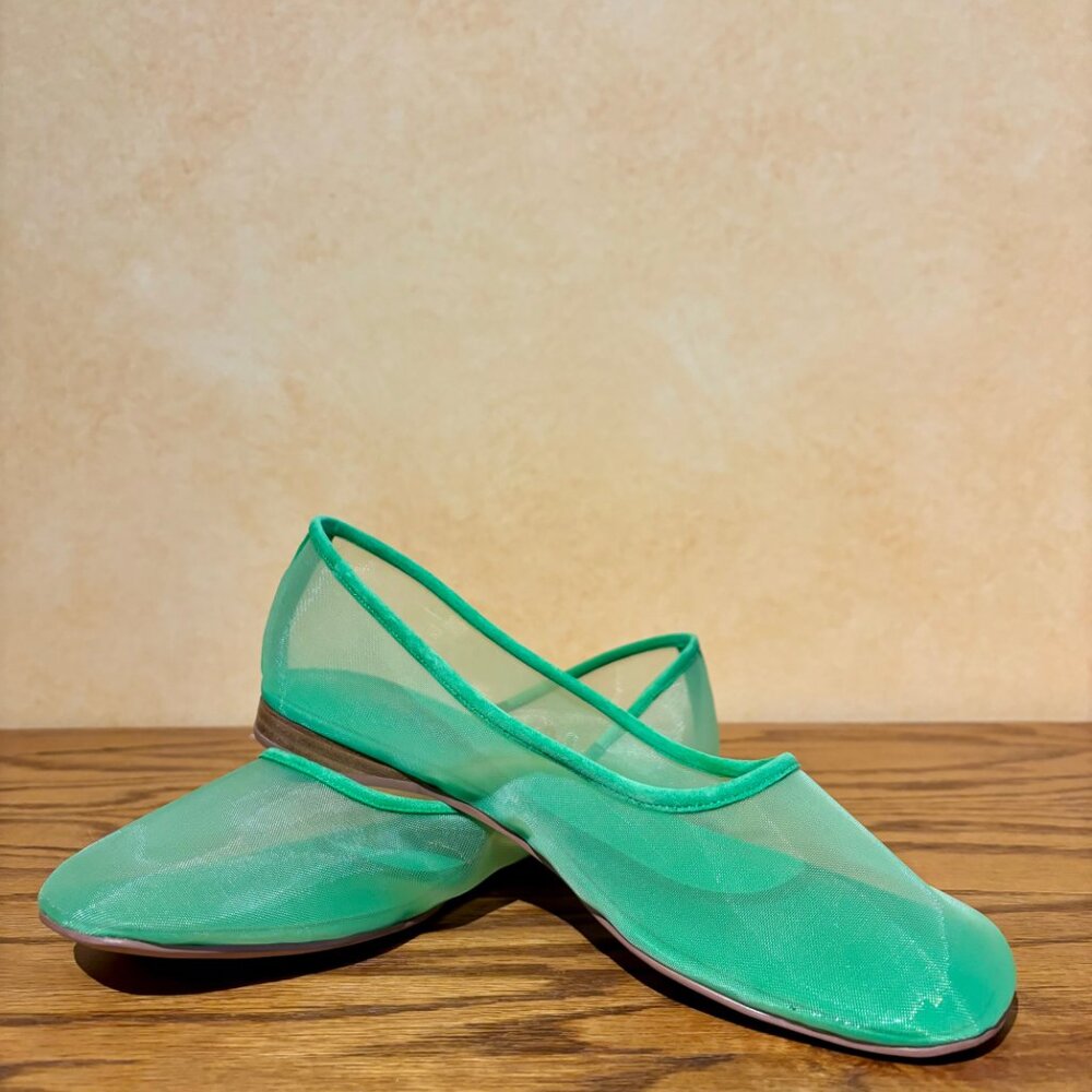 Jeffrey Campbell Mesh Muse Ballet Flats - Picture 2 of 5
